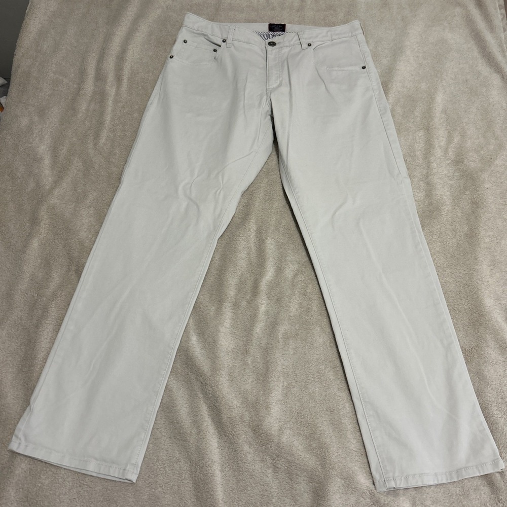 Untuckit‎ Don Santiago Pants Mens 34X32 beige Relaxed Fit Stretch  Work Preppy